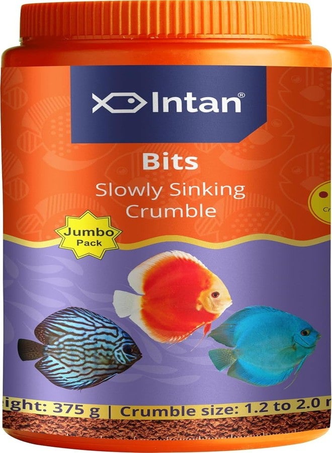 كينكو أكواتيك إنتان بتس، طعام أسماك مفتت بطيء الغرق | مفتت لأسماك الديسكس، والدانيو، والبارب، وأسماك قوس قزح | عبوة جامبو 315 جم، حجم الفتات من 1.2 إلى 2.0 مم قطراً، عبوة واحدة (جامبو 375 جم) - Image 1